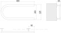 Полотенцесушитель Terminus Электро 25 П-обр 600х200 