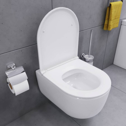 DX86C1700SC Sirius Унитаз подвесной безободковый с сиденьем микролифт