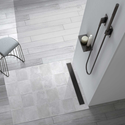 Душевой лоток SAY OPTIMA 601.80.B.M.S.DUZ, 80 см, матовый черный Душевой лоток SAY OPTIMA 601.80.B.M.S.DUZ, 80 см, матовый черный