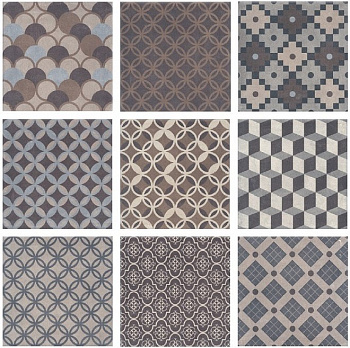 Керамогранит SG1577N Карнаби-Стрит орнамент 20*20*8 (23шт/0,92м2), м2