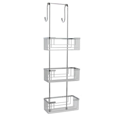 Комплект из держателей и 3-х навесных полок, 27,5х92,5х27,3 см, хром, K-71133