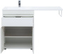 Тумба под раковину Aquanet Токио 68 белый (напольная, 1 ящик, 2 дверцы)