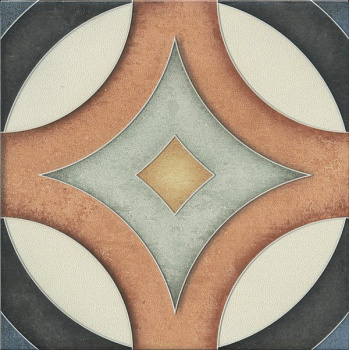 Декор HGD\A557\5009 Фантазия 3 орнамент (20см*20см*6,9мм) (10шт/0,4м2) матовый, шт.