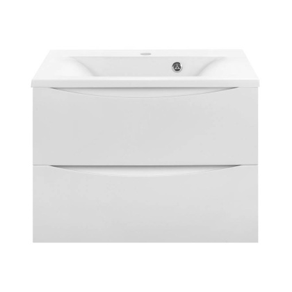 База под раковину Mia 650 подвесная, 2 выкатных ящика soft close, G.White