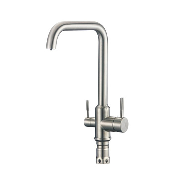 СмесительДля кухниНержавеющая стальСатинS268B