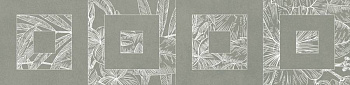 Бордюр Таделакт зелёный матовый обрезной 60x14,5x0,9