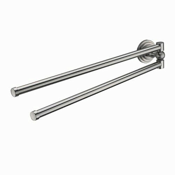 Держатель полотенец двойной Ammer, 45х6х6,8 см, хром, K-7031