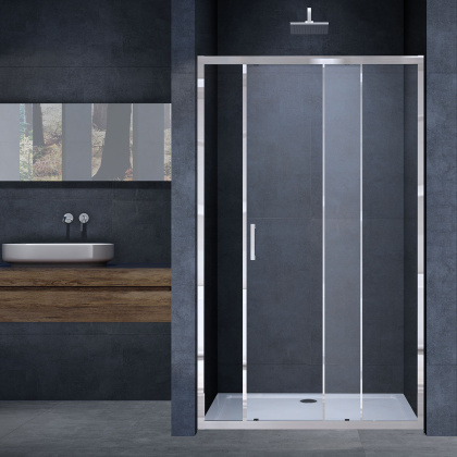 Душевая дверь Alpha VDS-3AL120CL, 1200, хром, стекло прозрачное Душевая дверь Alpha VDS-3AL120CL, 1200, хром, стекло прозрачное