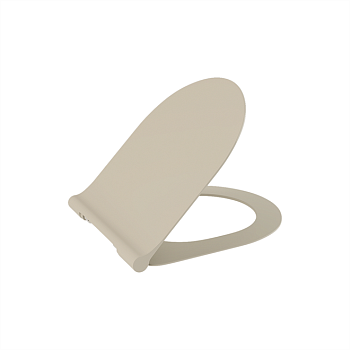 Сиденье с крышкой (soft close, slim) Taormina/Jet Flush,дюропласт, жасмин, A0333-007, шт