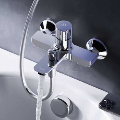 F85A10500 X-Joy, TouchReel Смеситель д/ванны/душа, Хром, шт. F85A10500 X-Joy, TouchReel Смеситель д/ванны/душа, Хром, шт.