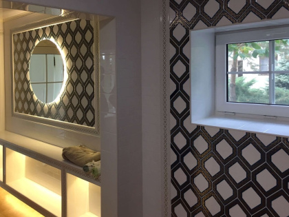 Декор HGD\A250\18000 Клемансо оливковый 15*15 (1уп/38шт), шт