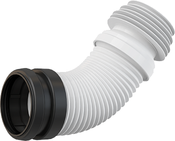 Гибкая подводка для выпуска унитаза DN90/110 (подходит ко всем скрытым системам инсталляции)