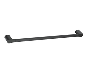 Держатель полотенец Elbe одинарный, 64х3х6 см, черный, K-7230