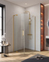 SLIDER-AH-1-100-100/110-GRIGIO-GM Душевой уголок