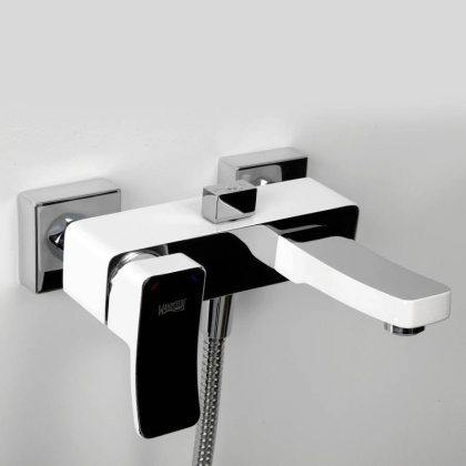 Aller 1061WHITE Смеситель для ванны с коротким изливом Wasserkraft Aller 1061WHITE Смеситель для ванны с коротким изливом Wasserkraft