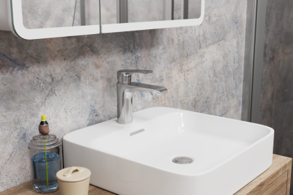 Смеситель для умывальника RUSH Gozo (GZ3735-11) Смеситель для умывальника RUSH Gozo (GZ3735-11)