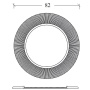 Зеркало SHINE серебро d82 528-SL Boheme Зеркало SHINE серебро d82 528-SL Boheme