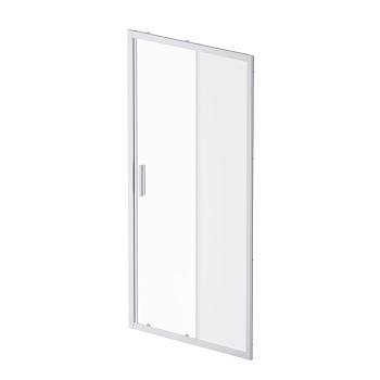 W90G-100-1-195MM Gem Solo Дверь душевая 100х195, стекло матовое, профиль матовый Хром