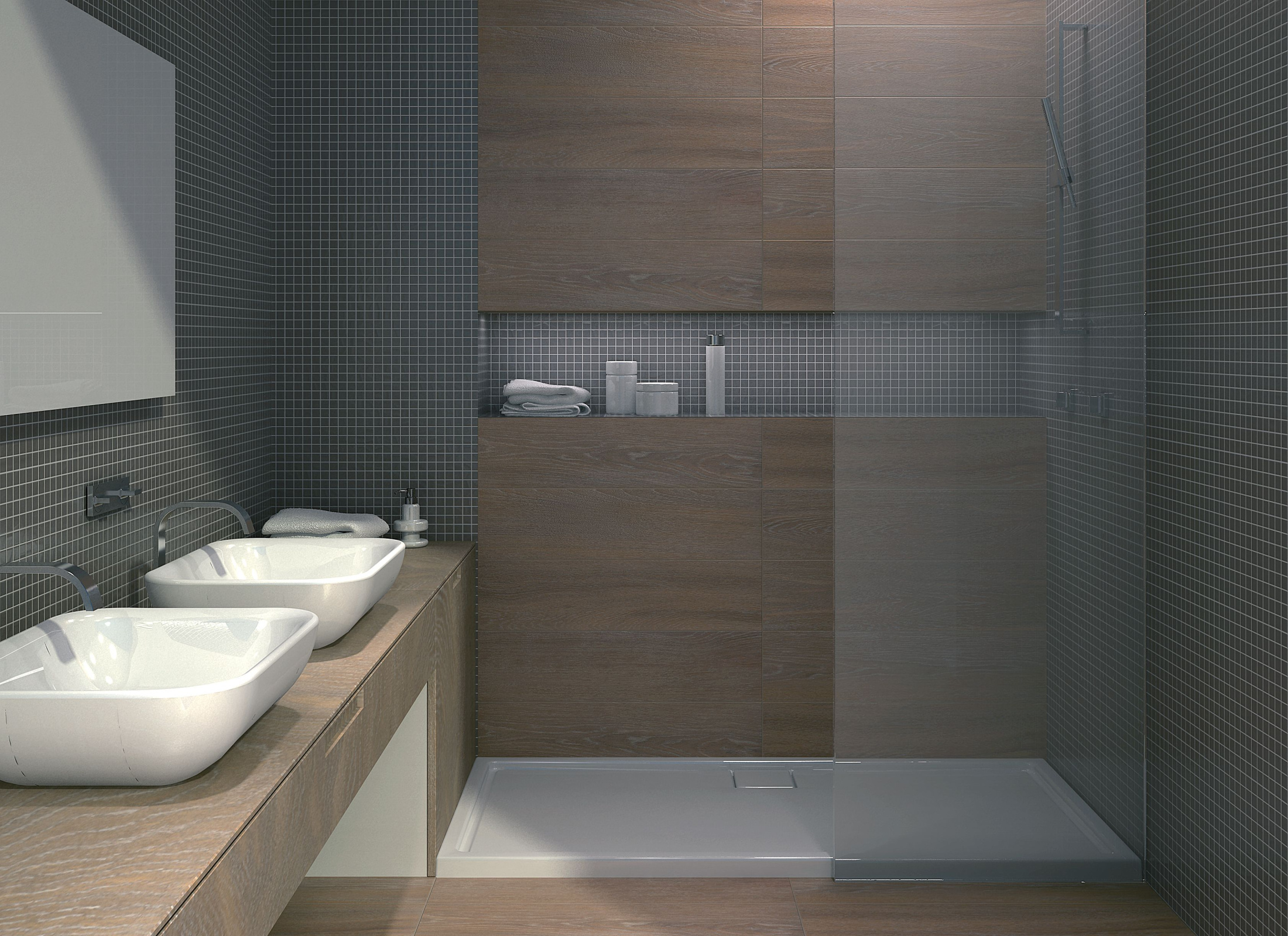 Мозайка Темари 20064 графит матовый (12шт-1,066м2) 29,8*29,8*3,5, м2