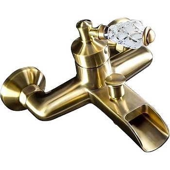 Смеситель для ванны VOGUE CRYSTAL, бронза_Комплект