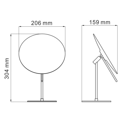 K-1002 Зеркало с 3-х кратным увеличением