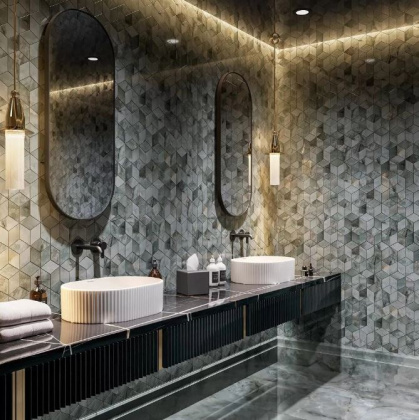 Джардини серый темный лаппатированный обрезной 60x60x0,9