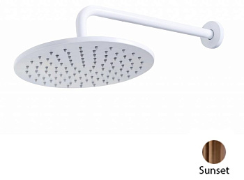 CZR-B-TDD-25-SS Верхний душ круглый, диаметр 25 см, исполнение sunset
