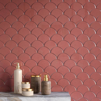 Плитка Escamas Dynamic Coral 15,5х17 Плитка Escamas Dynamic Coral 15,5х17