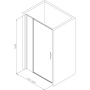 Душевая дверь Allen Brau Priority 100 3.31005.BA серебро браш Душевая дверь Allen Brau Priority 100 3.31005.BA серебро браш