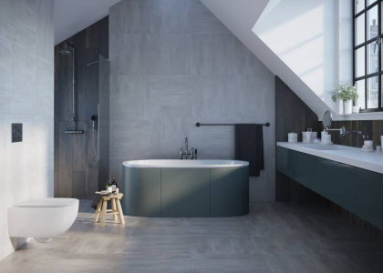 Керамогранит Lines темно-серая 60х120 Керамогранит Lines темно-серая 60х120