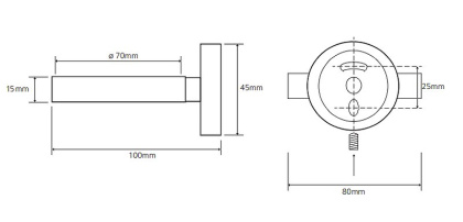 Держатель для фена Bemeta Omega 101117012 Хром Держатель для фена Bemeta Omega 101117012 Хром