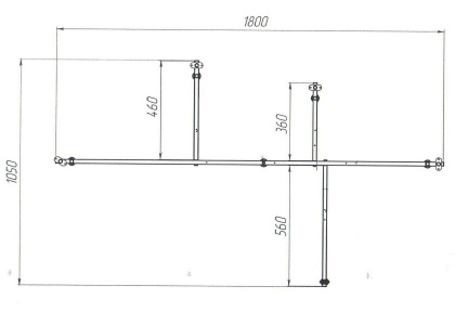 Рама разборная FINA 160x100 Рама разборная FINA 160x100