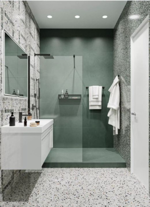 Чементо зелёный матовый 20x20x0,69