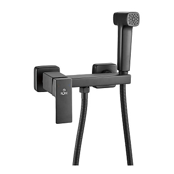Гигиенический душ со смесителем Rose R2805H-1, черный Гигиенический душ со смесителем Rose R2805H-1, черный