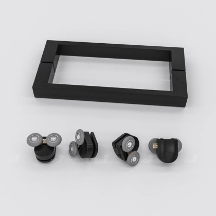 Душевая дверь RGW Classic CL-14B 130 32091413-14 профиль Черный стекло прозрачное