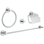 Набор аксессуаров GROHE Essentials (4 предмета), хром (40776001) Набор аксессуаров GROHE Essentials (4 предмета), хром (40776001)