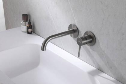 Смеситель ABBER Wasser Kreis AF8112NG для раковины скрытого монтажа, никель