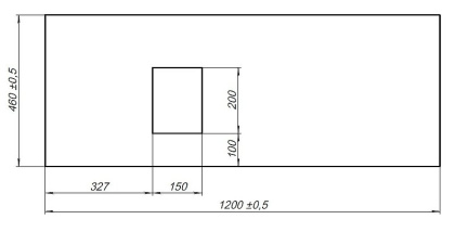 Столешница Allen Brau Infinity 1.21015.DG-S 120 L dark grey structure, шт