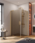 SLIDER-AH-1-100-100/110-GRIGIO-GM Душевой уголок