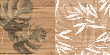 Плитка настенная Organic коричневый узор 08-01-15-2454 20х40 (15шт/1,2м2),м2