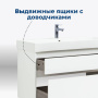 Тумба под раковину Aquanet Nova Lite 100 (SLIM SYNERGY) белый, 2 ящика Тумба под раковину Aquanet Nova Lite 100 (SLIM SYNERGY) белый, 2 ящика
