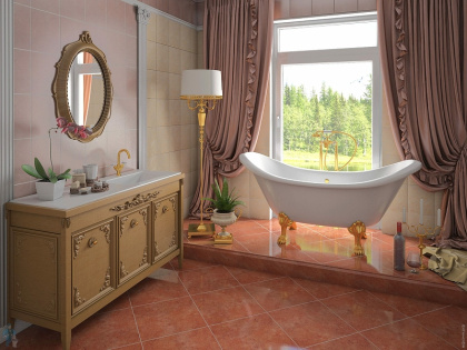 Ножки для ванны Скарлетт каменные.золото ФР-00001315, шт