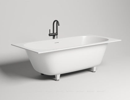 Ванна из литьевого мрамора Salini Ornella Axis Kit 190х90 103522M матовая