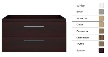 Дополнительный модуль Creto White 2 ящика р-р 100 - 120 Дополнительный модуль Creto White 2 ящика р-р 100 - 120