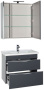 Мебель для ванной Aquanet Эвора 80 серый антрацит