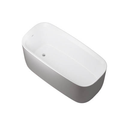 Акриловая ванна Allen Brau Infinity 170x78 2.21003.21/PGM белый матовый/платиново-серый, шт