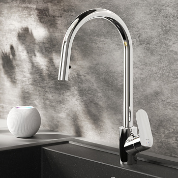 Смеситель Для кухни с вытяжным изливом F8012000 Like