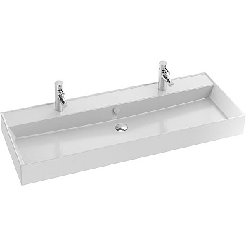 Раковина 120 см Jacob Delafon Vivienne EXBK112-00, белый, шт