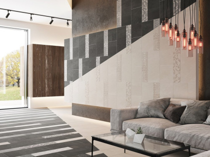 Вставка Про Матрикс серый  9,5x9,5x0,9