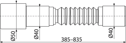 Гибкое соединение 50/40х40